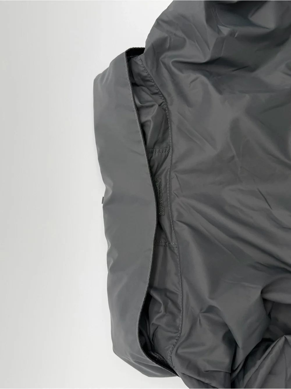 Columbia Hooded Two-Tone Black and Gray Rain Jacket